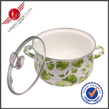 Durable Enamel Cookware Sauce Pan